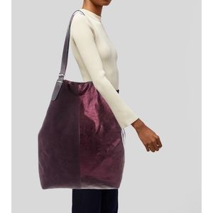 Jane August BLACK oversized tote